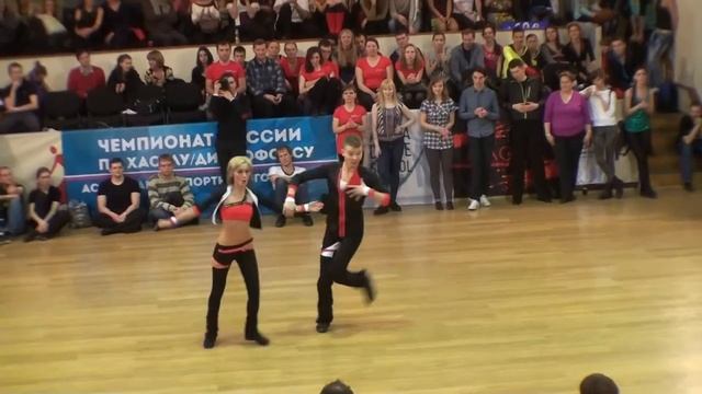 Корнеев Женя и Карева Ника, ЧР 2014 Fast