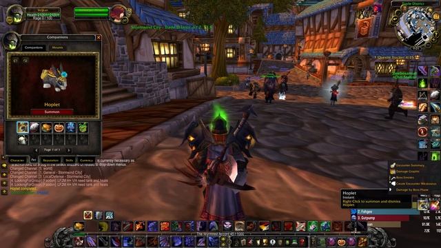 World of Warcraft Hoplet Pet Wrath of The Lich King Classic 4k