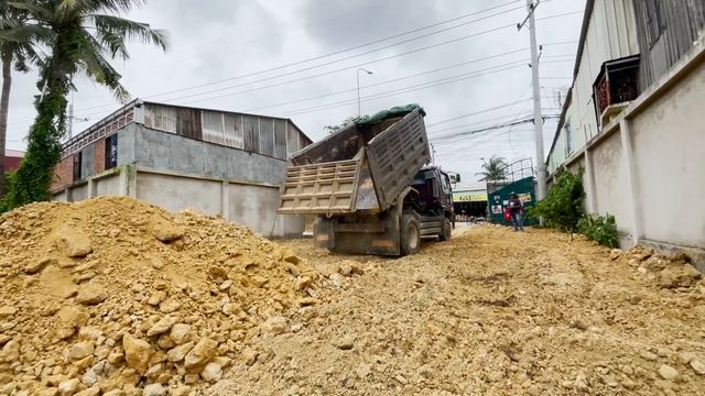 Строительство, засыпка , один из прошлых объектов