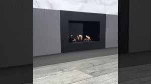 Тумба с биокамином Firelight BFP-P1400 графит