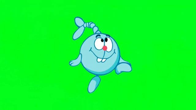 Футаж Крош с закрученными ушами/на зелёном фоне/ хромакей смотреть онлайн