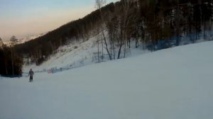 Новая трасса. Бобровый Лог. Красноярск. Курорт в черте города.