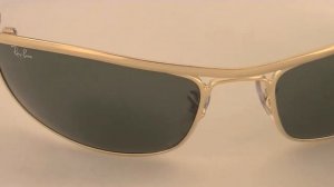 Ray Ban Rectangular Olympian Sunglasses RB3119 001