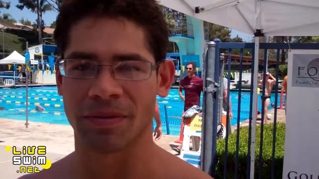 Manolis Dimotakis Interview   2012 Southern Pacific Masters Swimming Long Course Championship