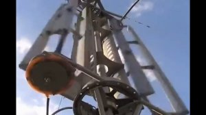 Вертикальная турбина ветровой электростанции/Vertical turbine wind power station