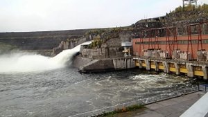 Курейская ГЭС. Поселок Светлогорск.