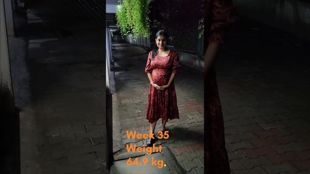 My weight gain journey in last two months of pregnancy #weightgain #pregnancy #thirdtrimester