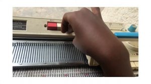 How to use brother Kh 587 knitting machine .
