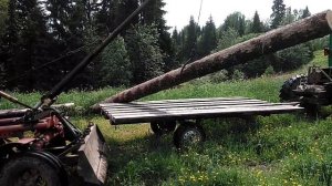 Погрузчик с захватом на Т-16