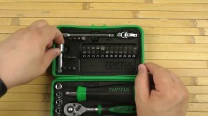 Розпаковка Toptul 1/4" 41 предмет (GADW4101)