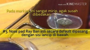 Membedakan Ray Ban Asli VS Ray Ban KW Super - Identify Fake & Original Ray Ban Aviator Sun Glasses