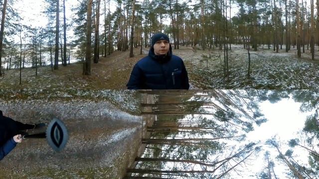 Влог 360° | Проломился лёд под колёсами | Виртуальная реальность смотреть онлайн