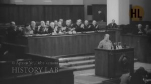 Последнее выступление Сталина 1952  Stalin's last speech   History Lab  Footag