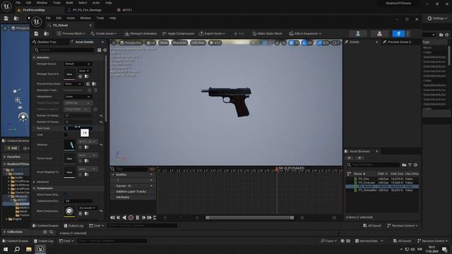 06. Weapon Animations. UE5 REALISTIC 1ST PERSON SHOOTER Course by Arcyys