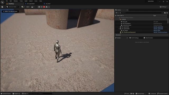 13 - Add Roof to Spline Wall Part 2. BUILDING STRUCTURES in Unreal Engine 5 by UnrealityBites