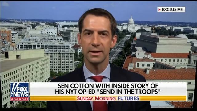 Tom Cotton Calls For Authoritarianism, Cries At The Backlash смотреть онлайн