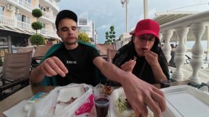 МУКБАНГ НАРЕЗКИ ЛУЧШЕЕ - ПЕРЕПЕЛКА / ЧЕБУРЕКИ / EATING MUKBANG ЛАЗАРЕВСКОЕ. СОЧИ 24. 09. 2024