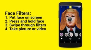 How to use Snapchat face filters! (Snapchat Lenses: Face Swap, Dog Face, Rainbow, Big Eyes)