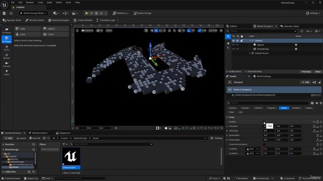 24 - Creating the unreal logo. MOTION DESIGN Unreal Engine 5.4 with Raffi Bedross