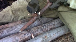 САМСОНОВ - охотничий нож от пп КИЗЛЯР . Выживание . Тест №27