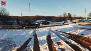 Воровство на стройках США. Все сперли. Первый снег.