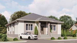 Проект одноэтажного дома 140 кв.м. | SketchUp + Lumion 8