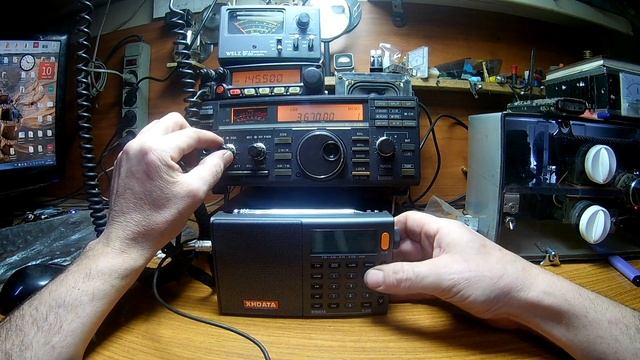 Xhdata D-808 & Icom 726 сравнения приема SSB на 80м