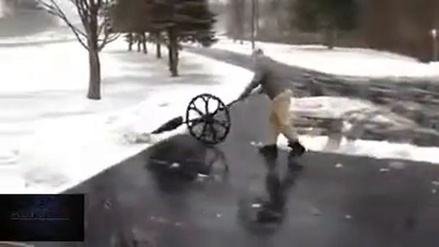 Уборка снега в Германии смотреть онлайн