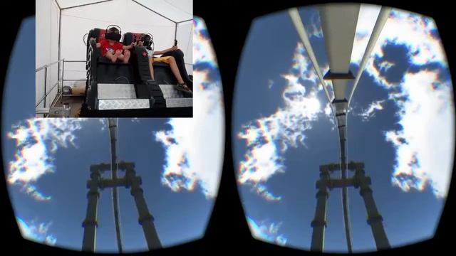 Виртуальная реальность. Пездка на Американских горках. Окулус рифт смотреть онлайн