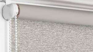 Глиттер BLACK-OUT серый - обзор ткани для рулонных штор Рулонка.рус