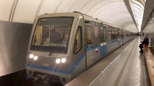 Перегонка 81-740/741.1 «Русич» на «Достоевской»