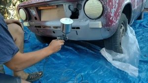 Покраска авто своими руками. Красим первый раз