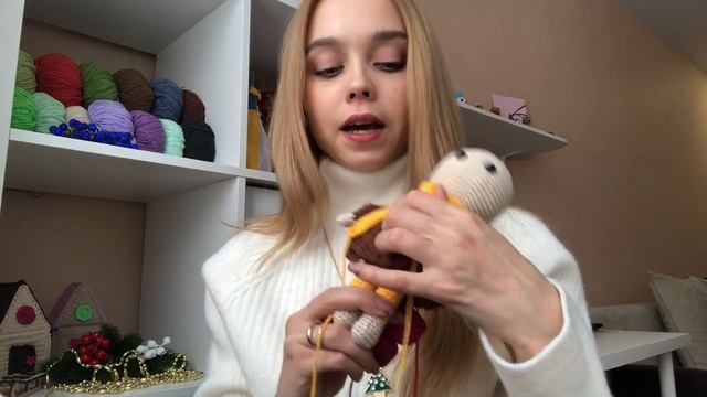 ВЯЖУ КУКЛУВязальный ВЛОГ/ Показываю БИРКИ для игрушек смотреть онлайн