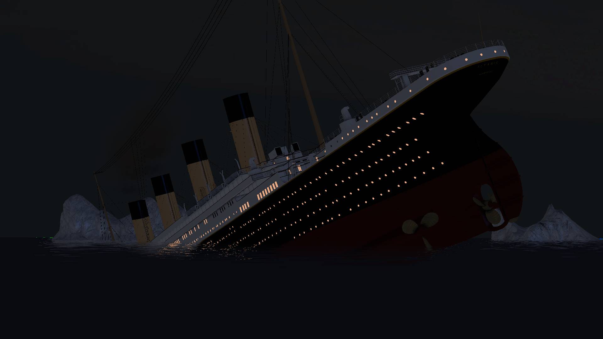 Titanic Sink Realism