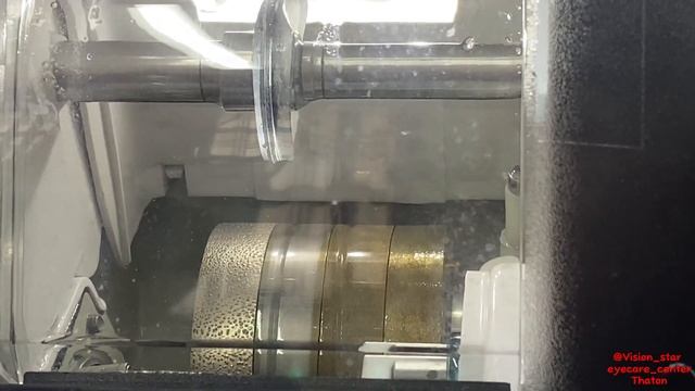 Using ALE-1600 G Auto Lens Edger and fitting SPH-15.00 1.74 blue cut. смотреть онлайн