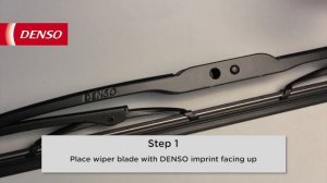 DENSO wiper blade multi-clip installation instructions