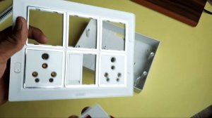 12 Modular Board With Flat Switch Fiting || Flat switch || Modular switches || @electricaldost