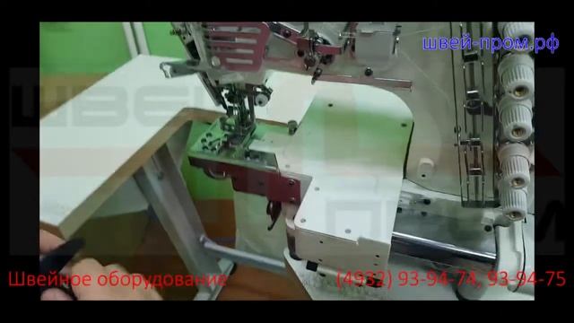 Плоскошовная узкоцилиндрическая швейная машина Kansai Special NC1103GALK UTA для подгибки изделий смотреть онлайн