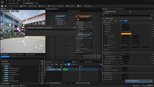 17-18 - Adding particles using niagara. MOTION DESIGN Unreal Engine 5.4 with Raffi Bedross