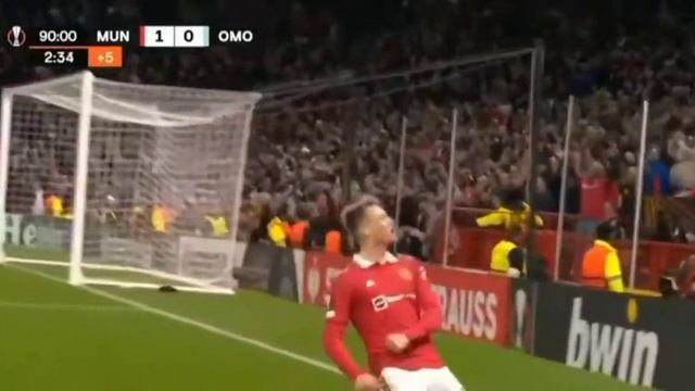 Last-minute goal from McTominay