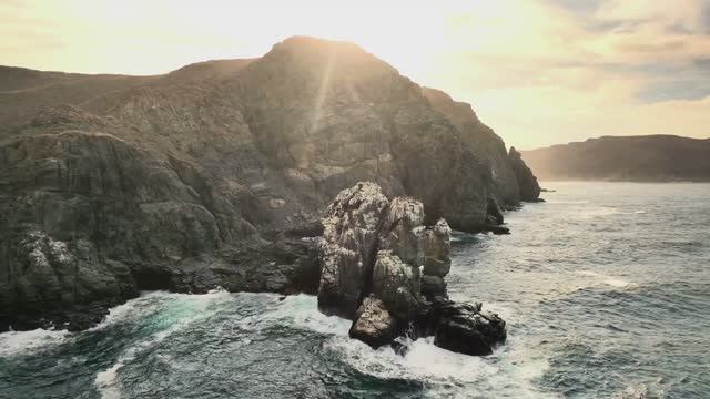 TODOS SANTOS, Mexico - REMASTERED in HDR - Aerial Footage with Upbeat Electronic Music