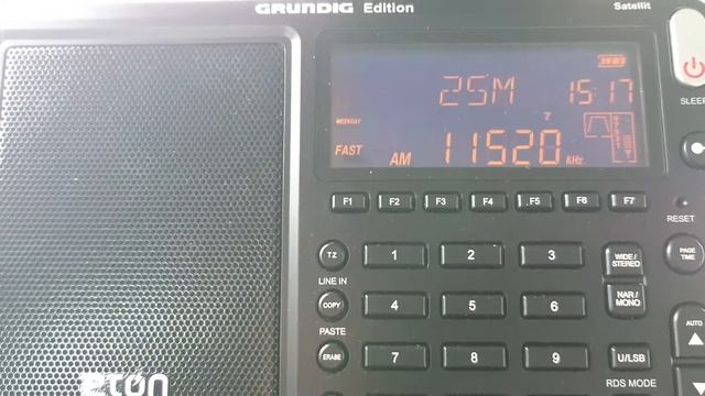11520 Khz WEWN on new Eton Satellit (Grundig edition) смотреть онлайн