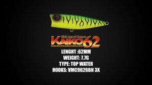 Kaiko62 | Lure-Popper | Product Showcase