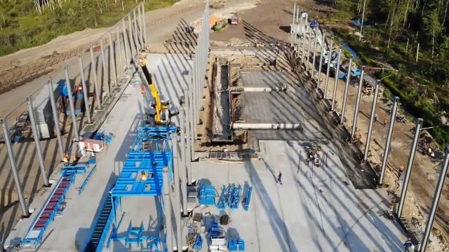 На Комплексе переработки отходов начался монтаж оборудования смотреть онлайн