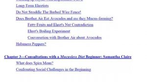 Clip from Spira Speaks eBook Table of Contents Review: Avocados **Spoiler Alert**