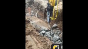 ГИДРОМОЛОТ НА МИНИ-ЭКСКАВАТОРЕ