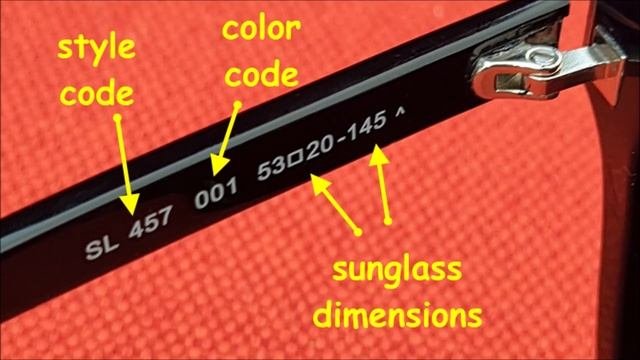 Saint Laurent Sunglass Real Vs Fake.  How To Spot Fake Yves Saint Laurent Eyeglasses