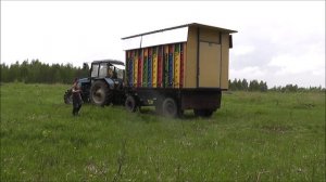 кассетный пчелопавильон Берендей. Новый павильон ,    новый точок на пасеке Берендея