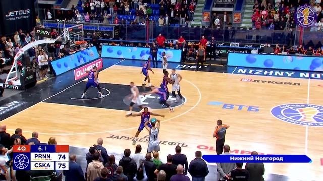 «Пари НН» победили ЦСКА в домашней серии игр по баскетболу