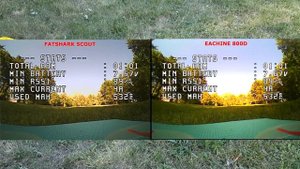 FatShark Scout vs Eachine Ev800d Review - FPV Box Goggles Side By Side DVR Comparison